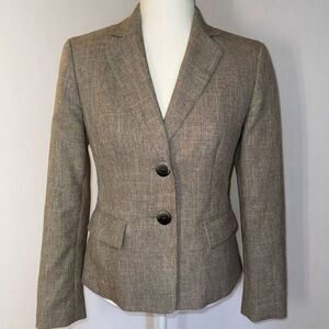 Evan Picone Black Label Tan Blazer size 4